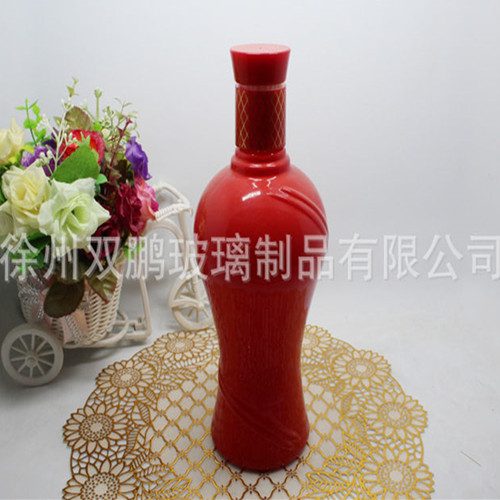 徐州双鹏玻璃制品 玻璃瓶 长白酒瓶